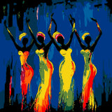 Painting by Numbers Africa Women Dance