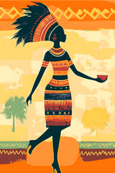 Paint by Numbers Africa Art Carrier
