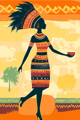Paint by Numbers Africa Art Carrier