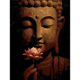 Painting by Numbers Buddha Woman White Flower