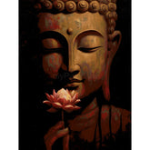 Painting by Numbers Buddha Woman White Flower