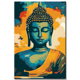 Paint by Numbers Sleeping Buddha Artwork