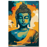 Paint by Numbers Sleeping Buddha Artwork
