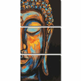 Painting by Numbers Sleeping Buddha Tradition- 3-Panel (Triptych)