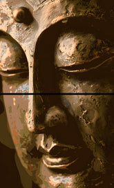 Painting by Numbers Sleeping Buddha Tradition Gold2-Panel(Duo)