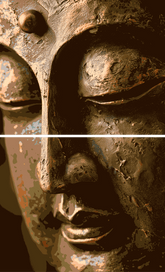 Painting by Numbers Sleeping Buddha Tradition Gold2-Panel(Duo)
