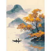 Painting by Numbers China Blue Lake