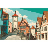 Painting by Numbers Old Town Germany Rothenburg