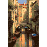Painting by Numbers Art Venice Gondolas