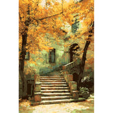Paint by Numbers Art Autumn Garden inn