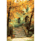 Paint by Numbers Art Autumn Garden inn