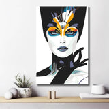 Painting by Numbers Modern Art Woman Colorful Face