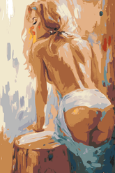 Painting by Numbers Modern Art Woman Act