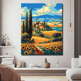 Paint by Number Sunflower Plantations