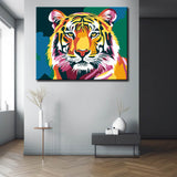 Painting by Numbers Colorful Tiger