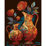 Painting by Numbers for Adults Two Carafes