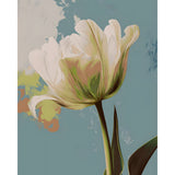 Painting by Numbers White Tulip