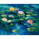 Painting by Numbers for Adults Water Lilies Abstract
