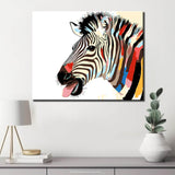 Painting by Numbers Animals Zebra
