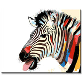 Painting by Numbers Animals Zebra
