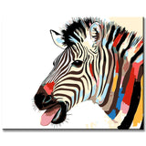 Painting by Numbers Animals Zebra