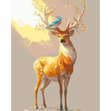 Painting by Numbers for Adults Animals Deer and Birds