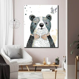 Paint by Numbers for Adults Animals Comic Bear