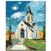 Paint by Numbers Church in the Village