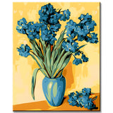 Paint by Numbers Purple Iris