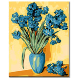 Paint by Numbers Purple Iris