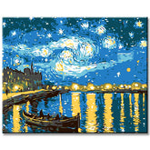 Painting by Numbers for Adults Rhone Under Stars