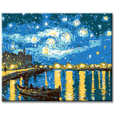 Painting by Numbers for Adults Rhone Under Stars