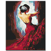 Paint by Numbers Flamenco Dancer