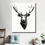 Paint by Numbers Moose Head