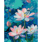 Painting by Numbers Pictures of Water Lilies and Dragonflies