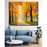 Painting by Numbers Pictures Autumn Alley