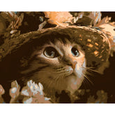 Painting by Numbers Kitten with Hat