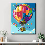 Paint by Numbers Pictures Hot Air Balloon