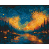 Paint by Numbers Pictures Fireworks