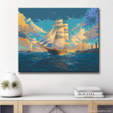 Painting by Numbers Windjammer in The Storm