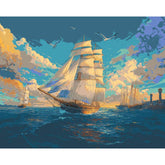 Painting by Numbers Windjammer in The Storm