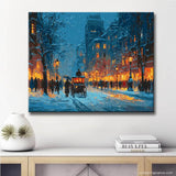 Painting by Numbers City Winter in The 19Th Century