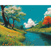 Paint by Numbers for Adults Flowers Poppy Field