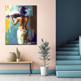 Painting by Numbers Woman with VIolin