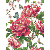 Painting by Numbers Carnations with Butterfly