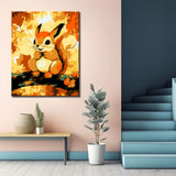 Painting by Numbers for Adults Animals Cartoon Squirrel