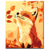 Painting by Numbers Comic Fox