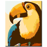 Painting by Numbers for Adults Toucan