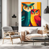 Painting by Numbers Bird Owls Couple