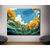 Painting by Numbers Sunflowers